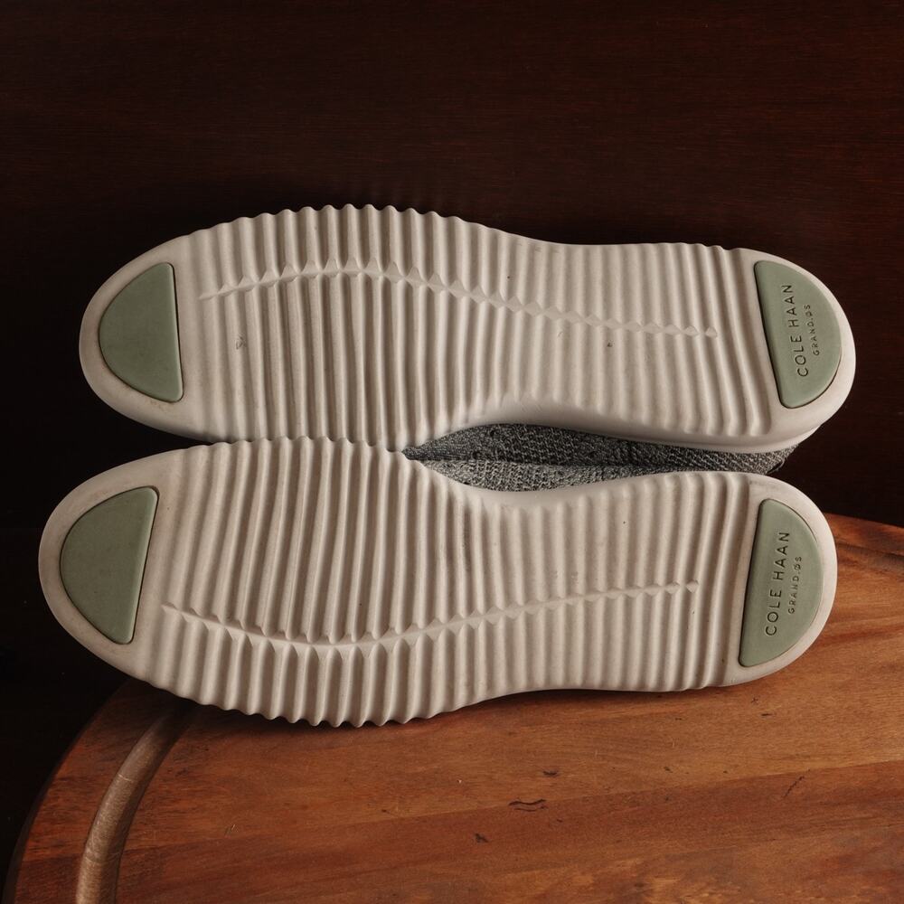 Cole Haan Oxfords Mens SZ 10M Gray Zerogrand Stitchlite Knit Dress‎ Shoes C35109 - Picture 9 of 13